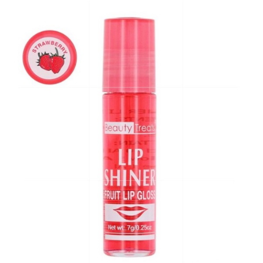 Beauty Treats Lip Shiner Fruit Lip Gloss Strawberry